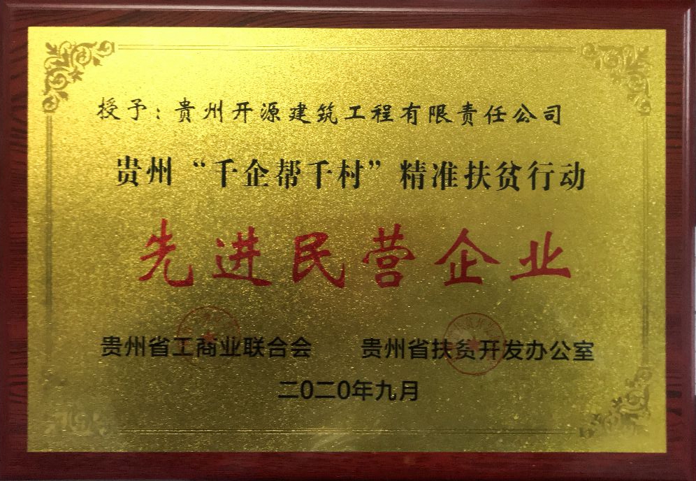 千企帮千村先进民营企业